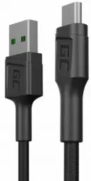 Green Cell GC PowerStream Ultra Charge data transfer and charging cable | USB-A to Micro USB | 0.3m