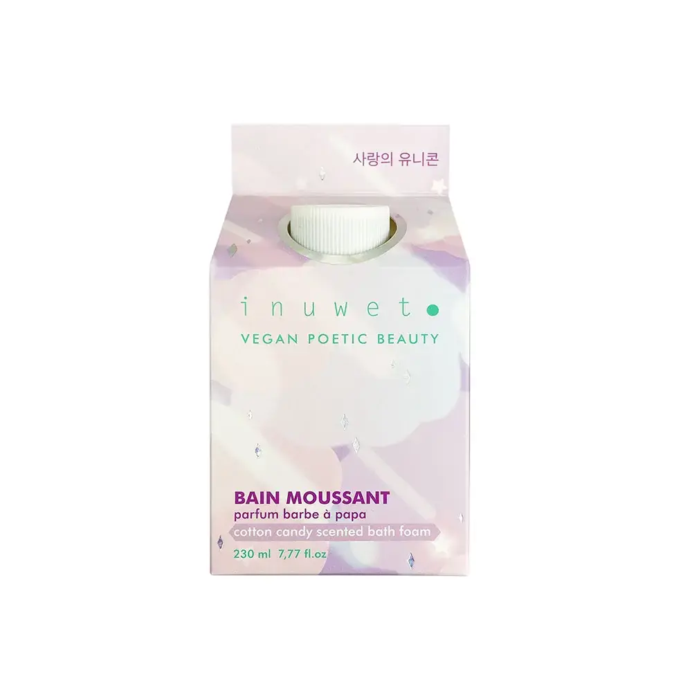 Inuwet, Cotton Candy, Cleansing, Shower Mousse, 230 ml