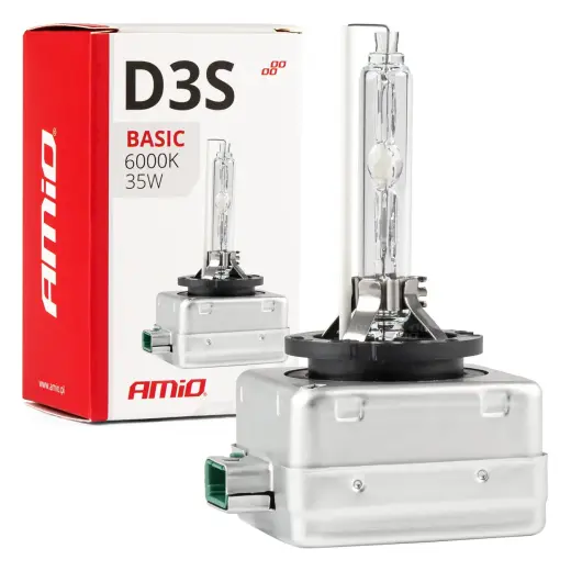 Xenon bulb type D3S 35W 6000K AMiO BASIC