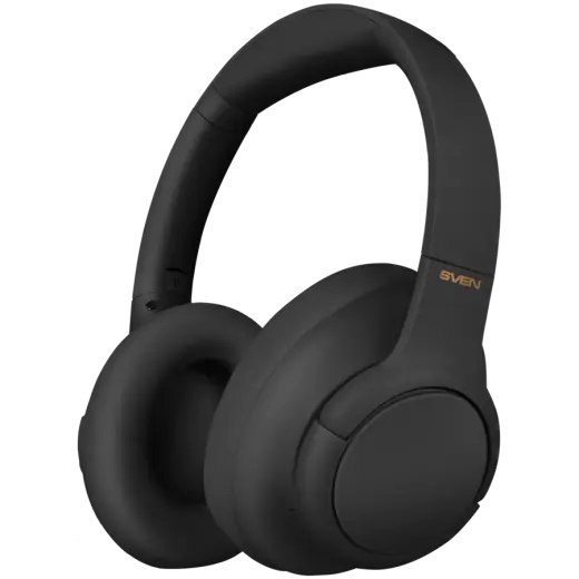 Wireless stereo headphones with microphone SVEN AP-B800MV, black (Bluetooth, hybrid ANC, APP, 4 mics, 500mAh )
