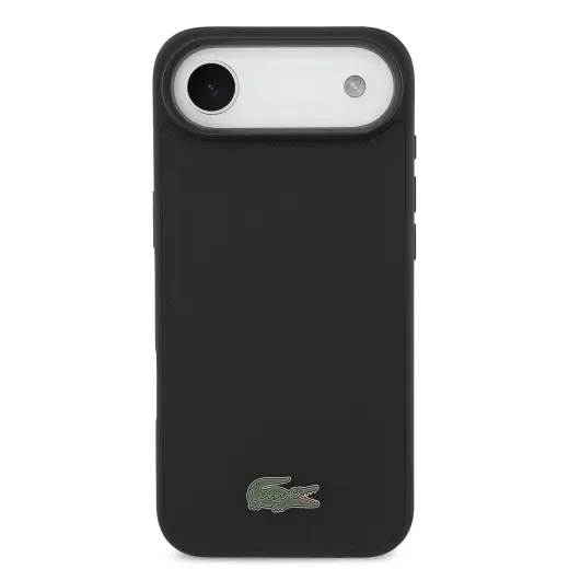 Lacoste Iconic Petit Pique MagSafe Case + Wallet for iPhone Air Black