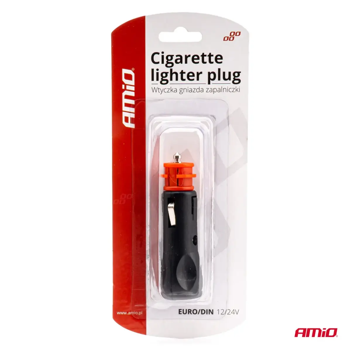 Lighter socket plug EURO/DIN 12/24V