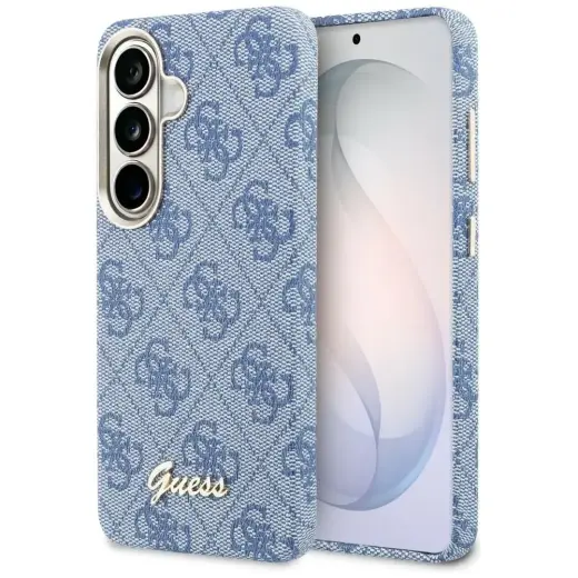 Case Guess 4G Script MagSafe for Samsung  Galaxy S26 blue