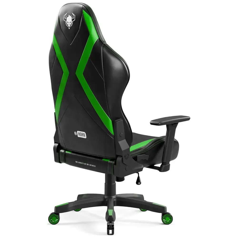 Gaming chair Diablo Chairs X-Horn 2.0 Normal Size black-green