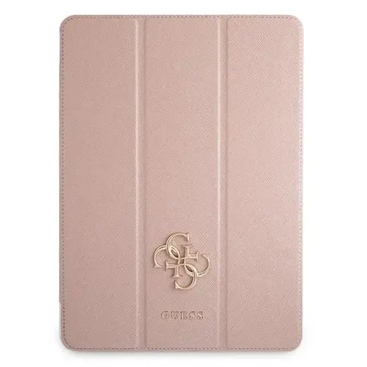 Guess GUIC12PUSASPI iPad 12,9" 2021 Book Cover różowy|pink Saffiano Collection