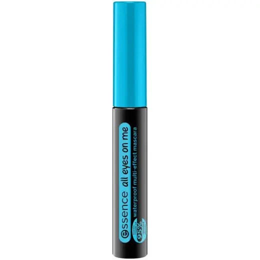 Essence, All Eyes On Me, Waterproof, Multieffect, Mascara, 01, Soft Black, 8 ml