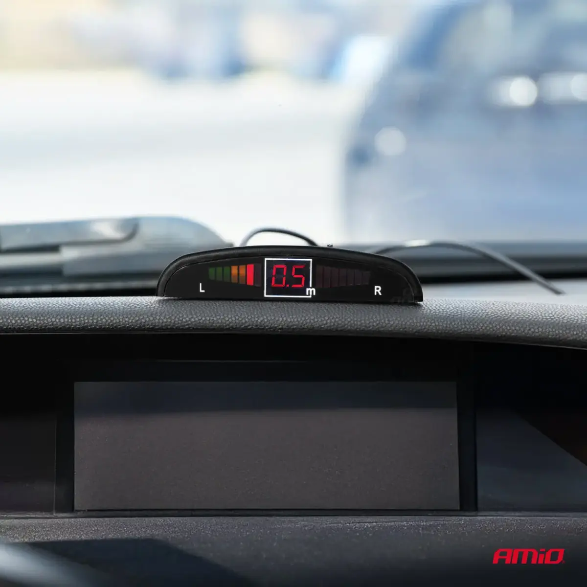 Parking sensor 8 LED silver