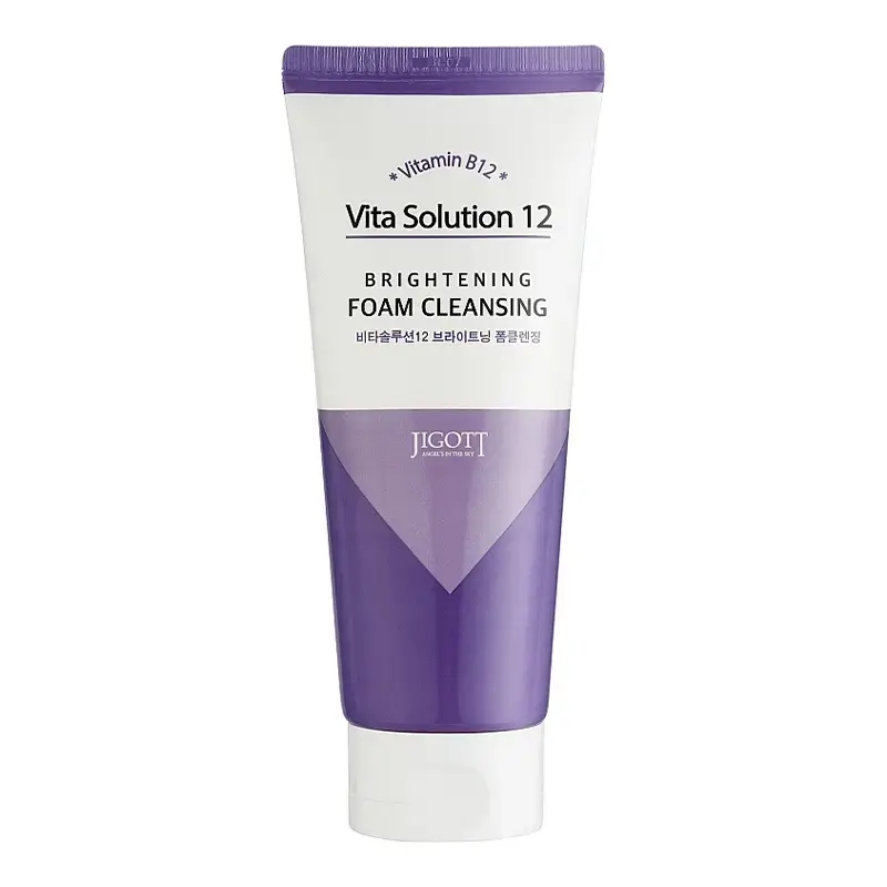 Jigott Vita Solution 12 Brightening Foam Cleanser 180 ml
