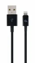 Gembird data transfer and charging cable | USB-A to Lightning | 2m | black