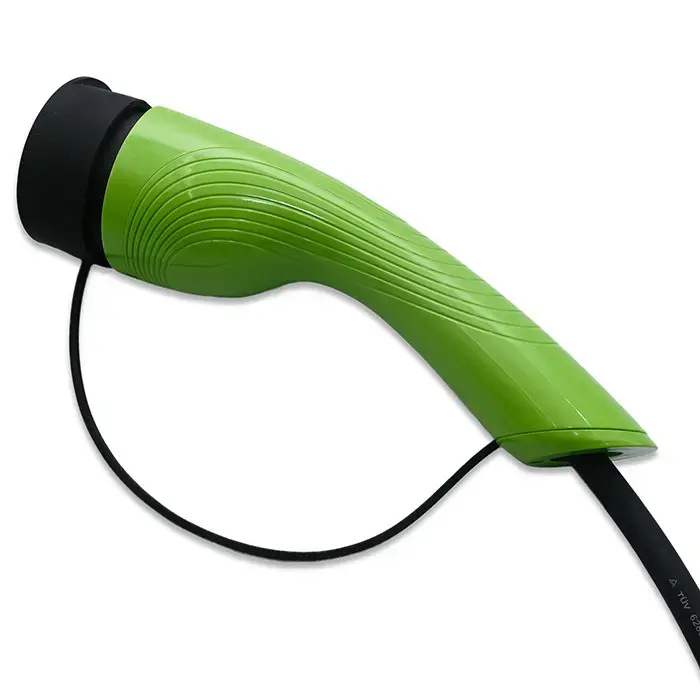 Qoltec Mobile EV Electric Car Charger with 2-in-1 Type 2 Adjustment | 11kW | 400V | CEE 32A | Wifi | TUYA | SMART LIFE | LCD | Portable | 5m
