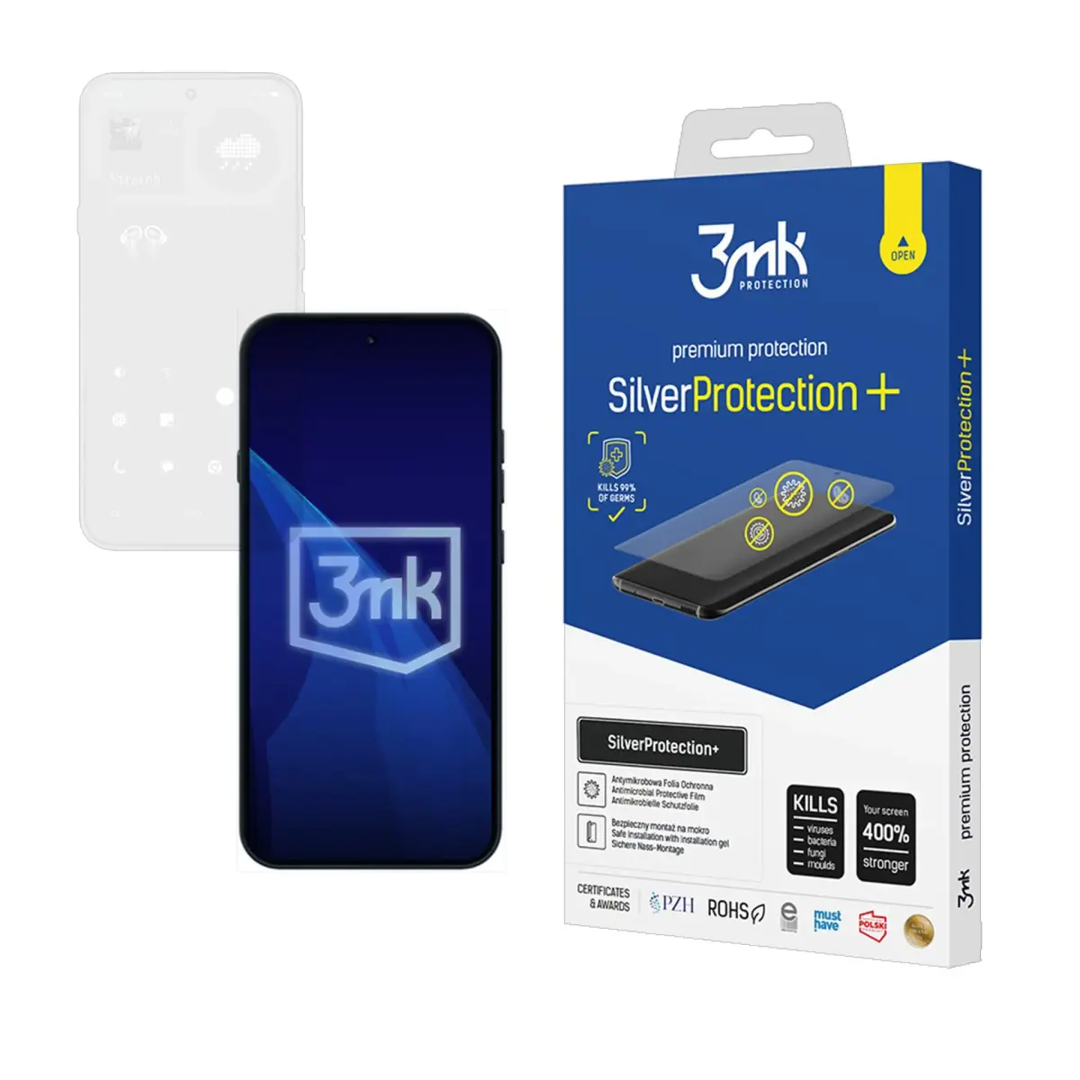 3mk Protection 3MK SilverProtection+ antimicrobial film