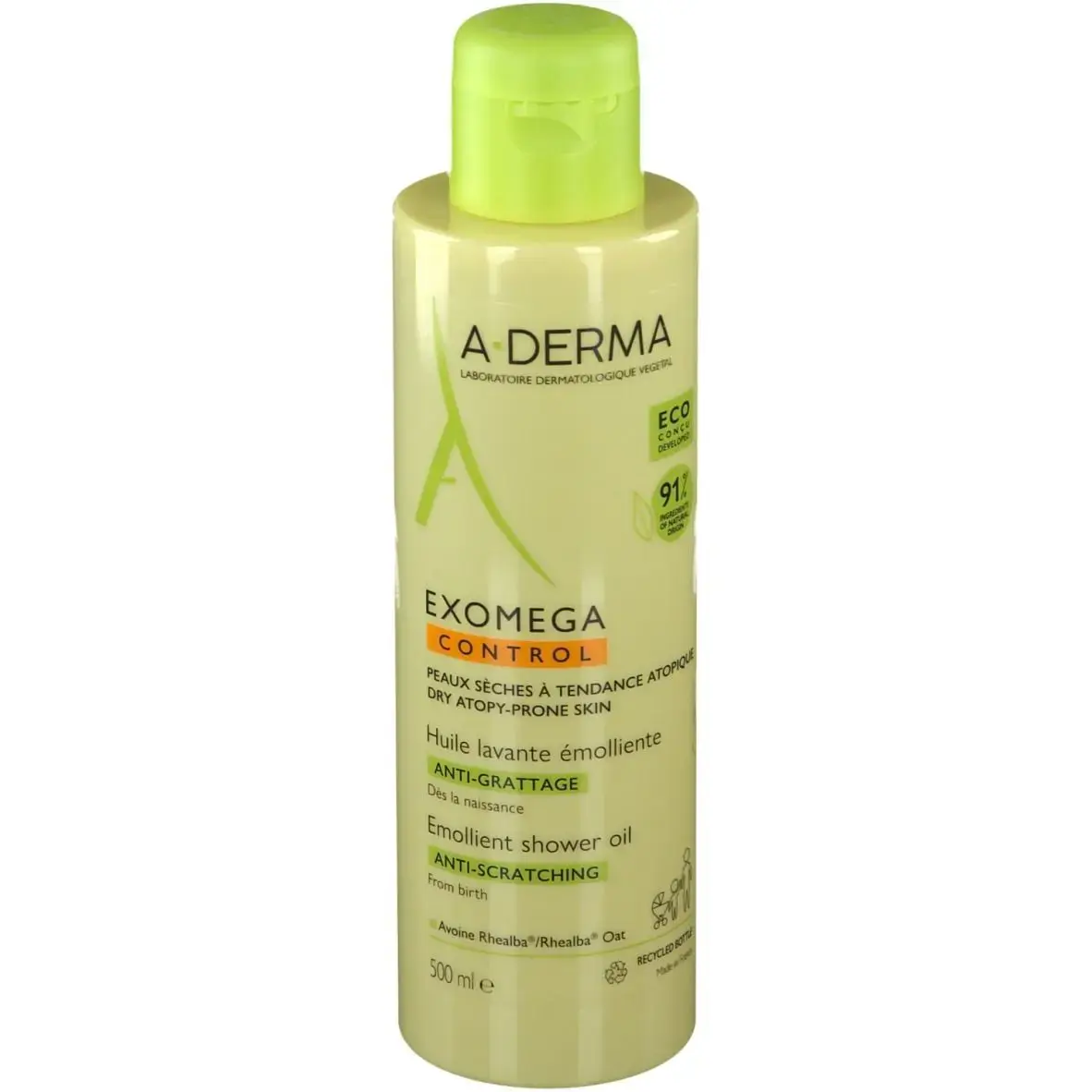 A-Derma Exomega Control Emollient Shower Oil Anti-Scratching 500ml