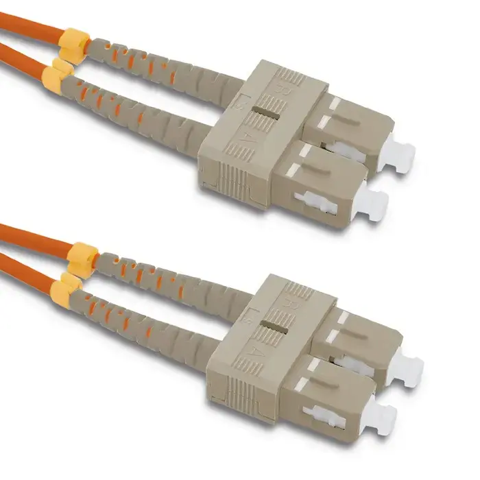 Qoltec Patchcord fiber optic SC/UPC - SC/UPC | Multimode | 50/125 | OM2 | Duplex | 2m