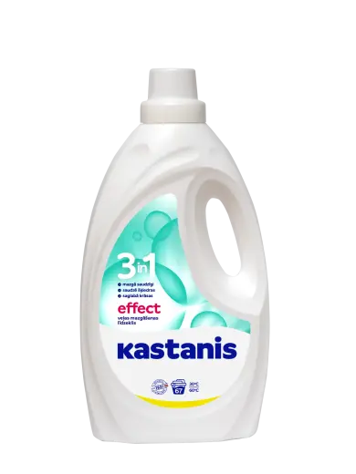 Veļas mazgāšanas līdzeklis KASTANIS 3in1 Effect, 2.7l