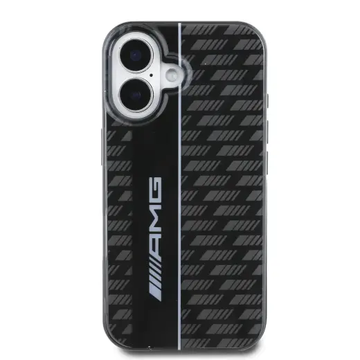 AMG Carbon Pattern Case for iPhone 16 Black