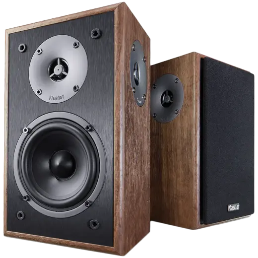 Magnat Monitor S10 D Surround Sound Speakers, Walnut, Pair