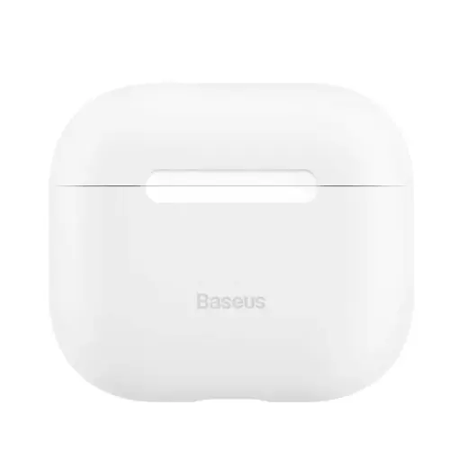 Baseus Super Thin Silica Gel Case For Apple AirPods 3 (white)