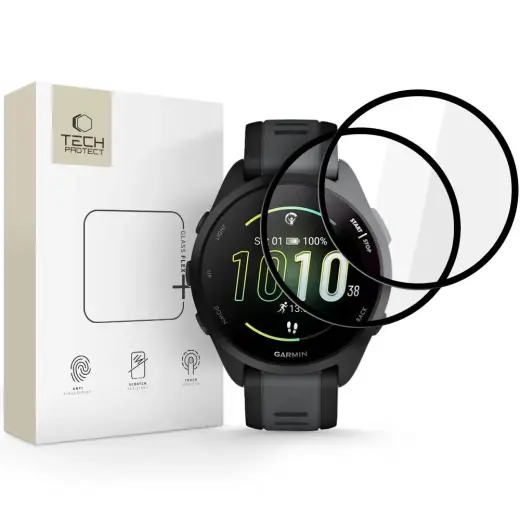 SZKŁO HYBRYDOWE TECH-PROTECT GLASS FLEX+ 2-PACK GARMIN FORERUNNER 165 BLACK