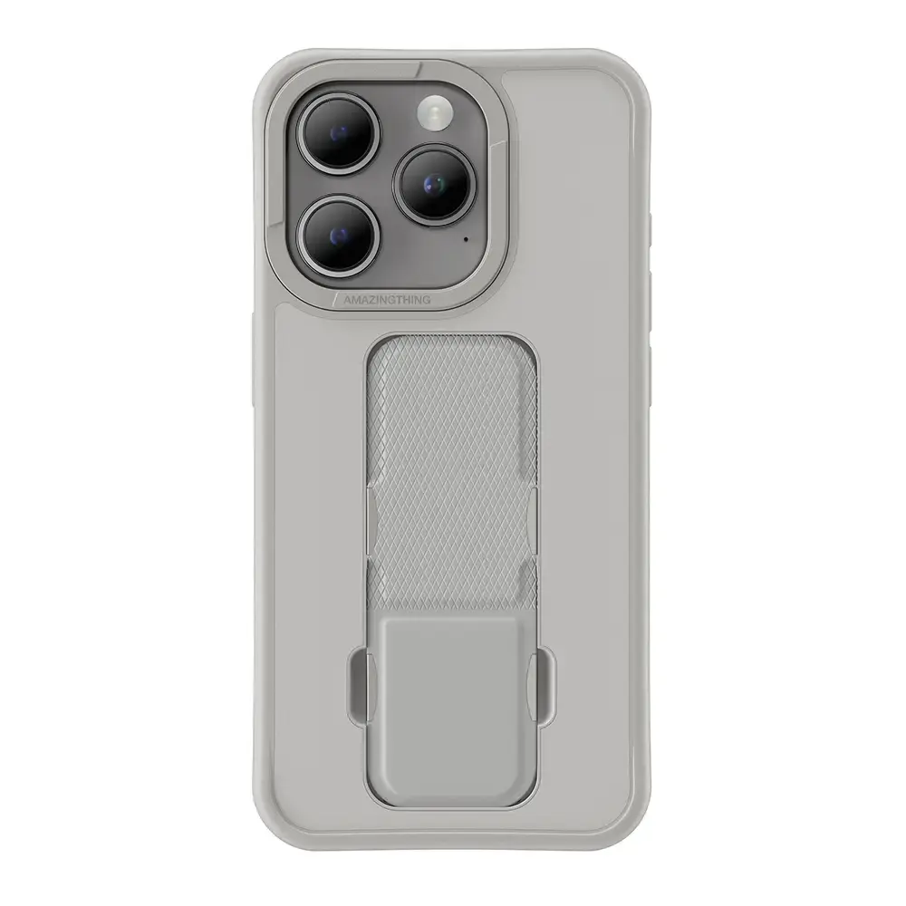 Amazing Thing Matte Pro maciņš ar MagSafe atbalstu telefonam iPhone 15 Pro pelēks