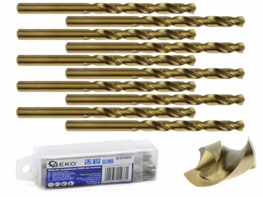 HSS spiralinis grąžtas metalui su kobaltu, 6,5 mm