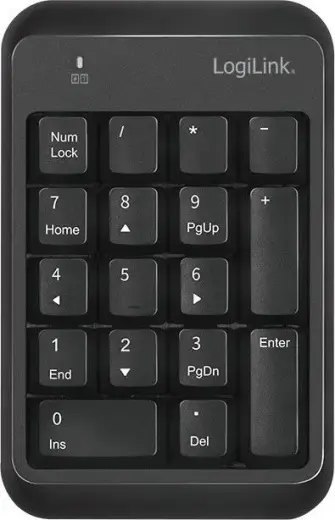 Logilink Wireless keypad  Bluetooth v5.1   black