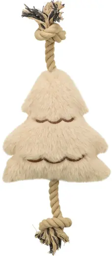 Plīša rotaļlieta - Trixie Xmas tree with rope, plush|rope, 38 cm