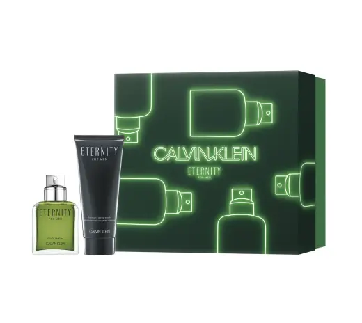 Set Calvin Klein: Eternity, Eau De Parfum, For Men, 50 ml + Eternity, Nourishing, Shower Gel, All Over The Body, 100 ml