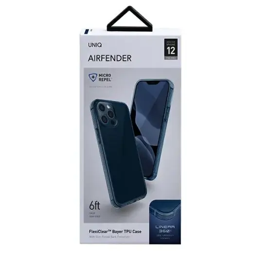 UNIQ etui Air Fender iPhone 12 Pro Max 6,7" niebieski|nautical blue Photo