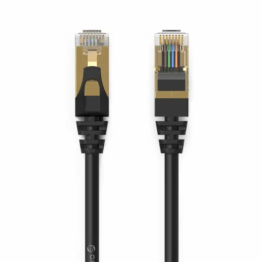 Orico PUG-C7 CAT7 10Gbps RJ45 Ethernet Network Cable Internet LAN Round 5m - Black