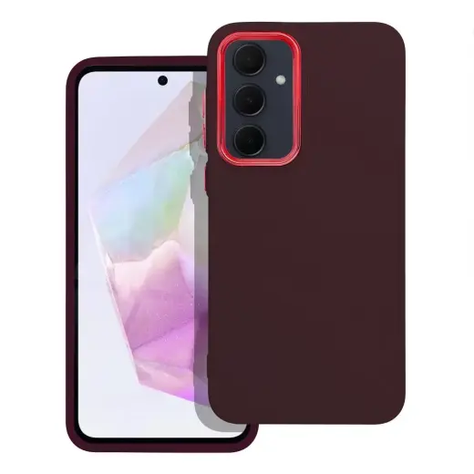 Frame telefono dėklas Samsung Galaxy A35 (A356) violetinis