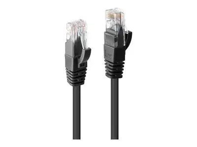 Lindy network cable - 30 cm - black