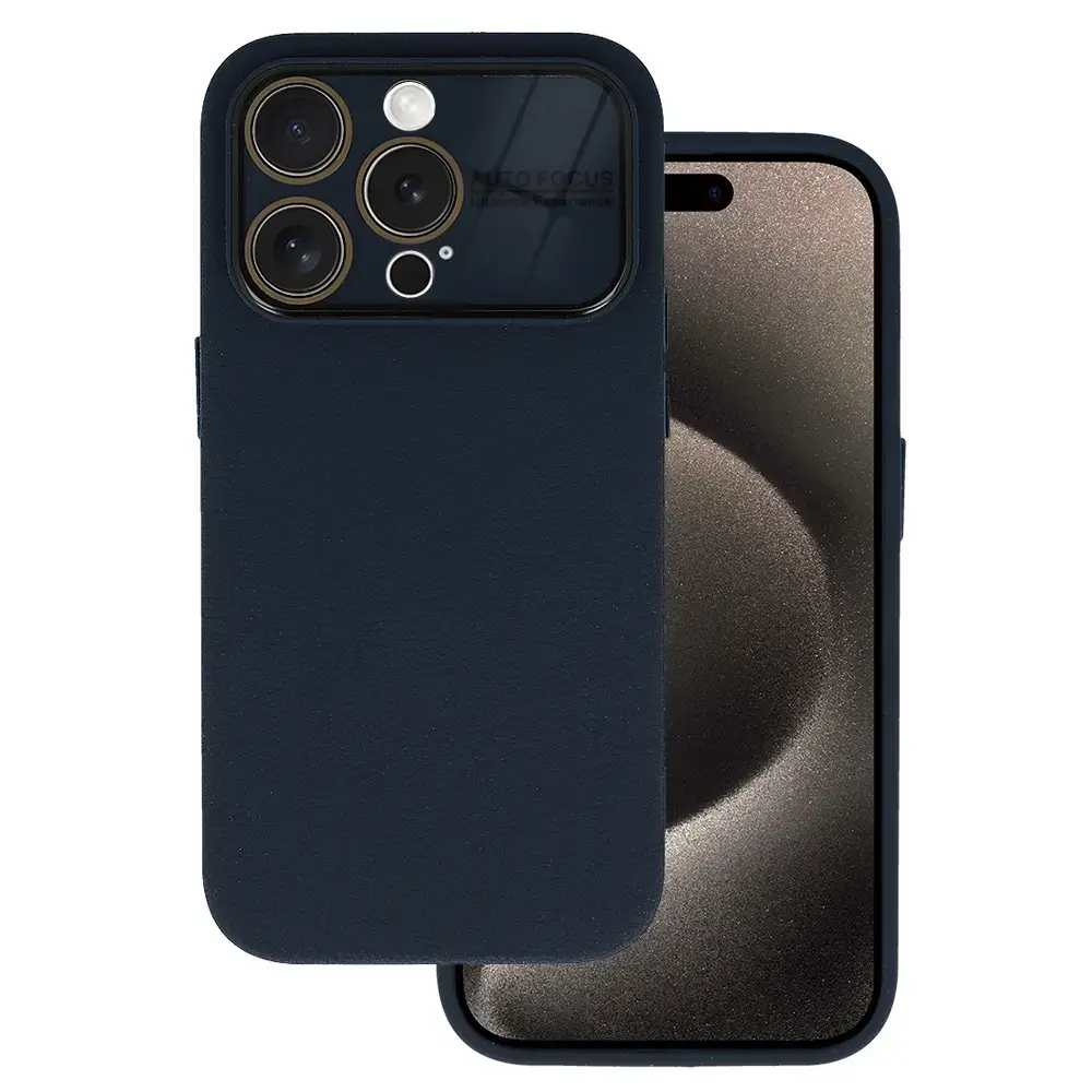 Tel Protect Lichi Soft Case for Iphone 13 Pro navy