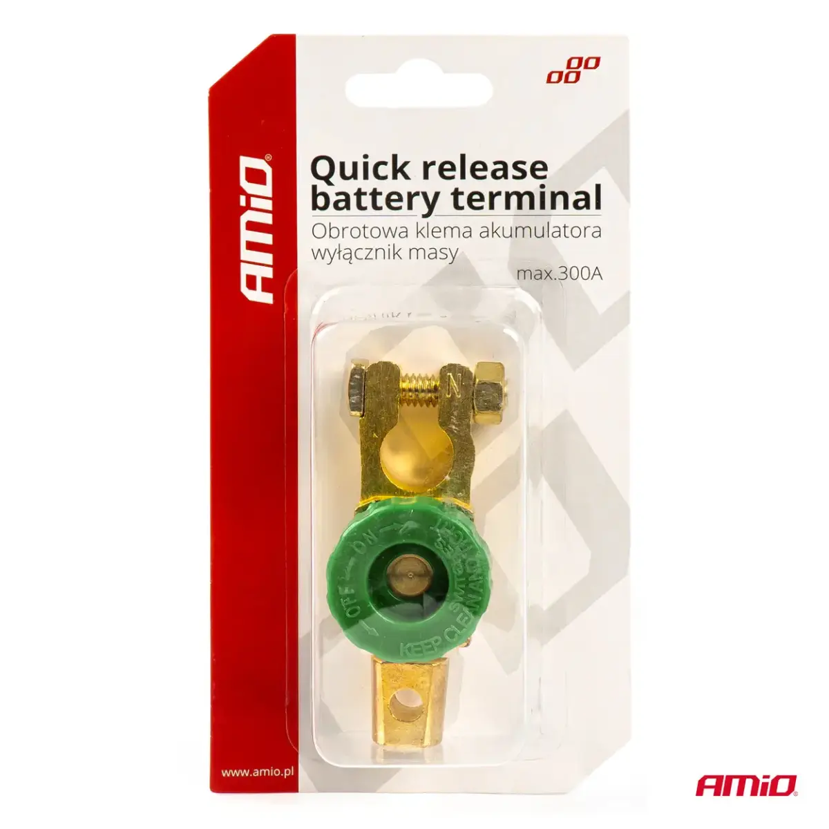 Quick release battery terminal max.300A
