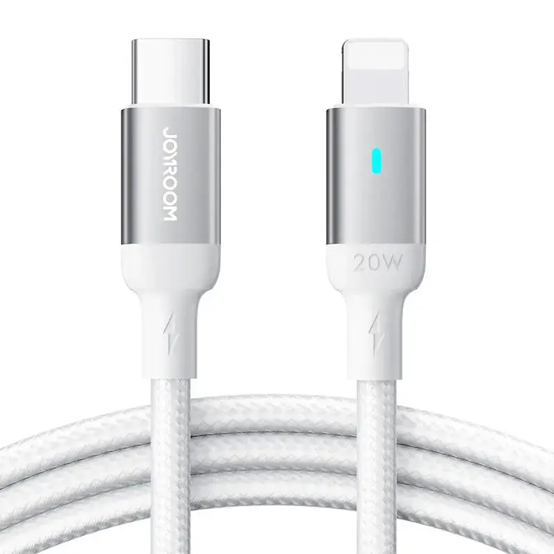 Joyroom S-CL020A10 datu pārraides un uzlādes vads | USB-C uz Lightning | PD | 20W | 1.2m | balts