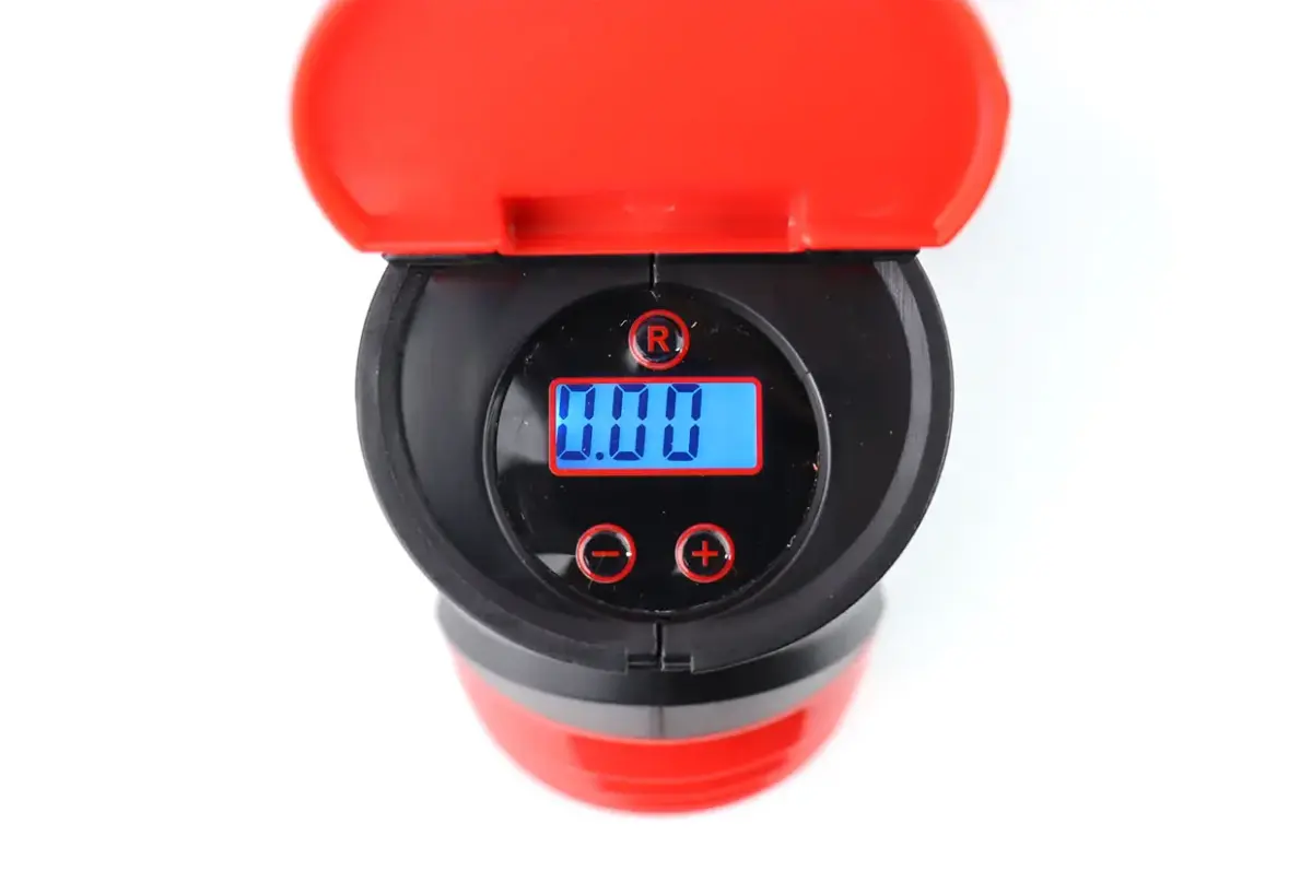Car Air compressor with digital pressure gauge and LED light 12V ACOMP-16