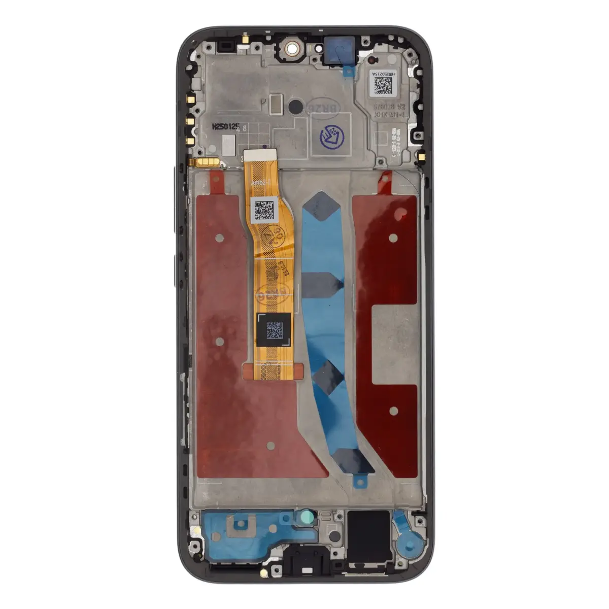 For_Honor LCD Display + Touch Unit + Front Cover for Honor 400 Lite, Black