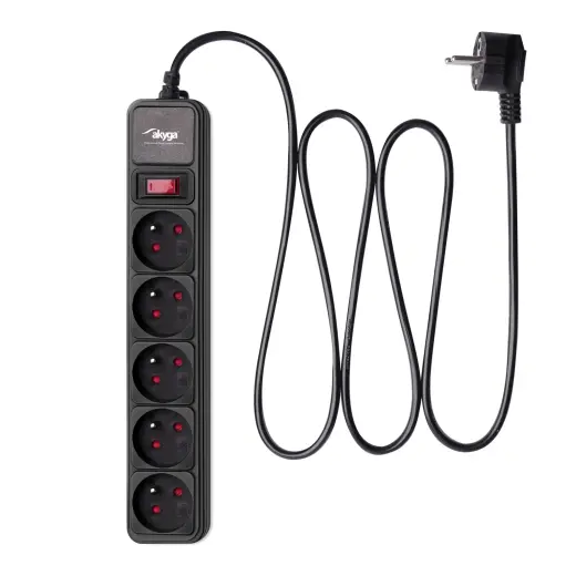 Surge Protector AK-SP-05A 5 Sockets 1.8 m