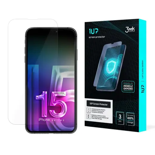 3mk 1UP aizsargplēve telefona ekrānam iPhone 15 Pro Max