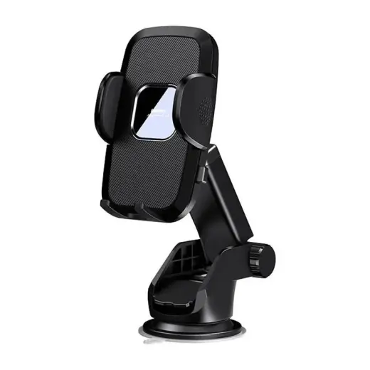 Remax car phone holder for dashboard and windshield black (6954851239451)