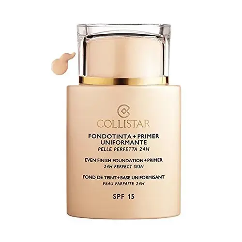 Collistar Liquid Makeup and Foundation for Perfect Skin SPF 15 (Even Foundation + Primer) 35 Ml - Shade: 01 Ivory