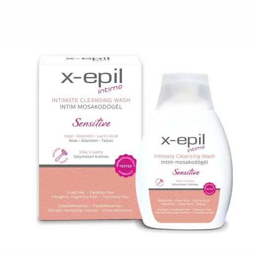 X-Epil, Intimate Cleansing Wash Sensitive, Intimate Wash Gel, 250 ml
