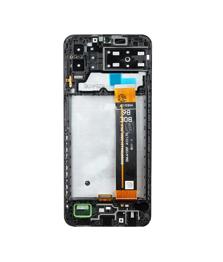 LCD display + Touch Unit + Front Cover for Samsung A135F Galaxy A13 Black