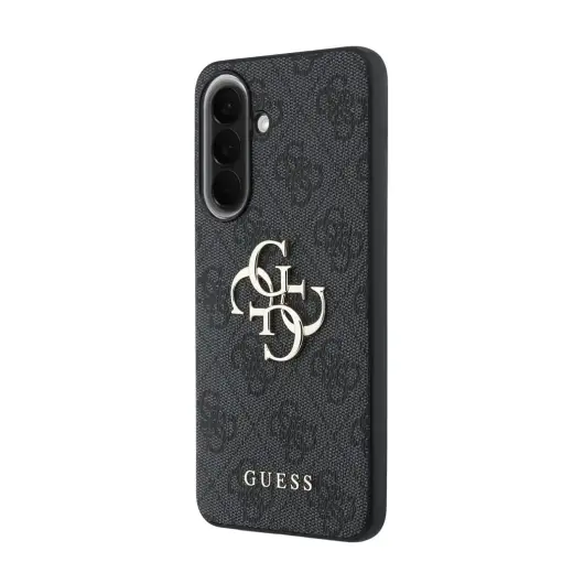 Guess PU 4G Metal Logo phone case for Samsung Galaxy A57 (A576) gray