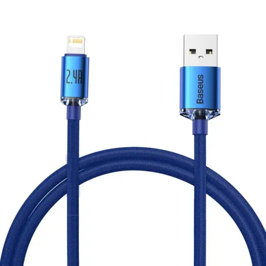Baseus BSU3027BLU data transfer and charging cable | USB-A to Lightning | 1.2m | blue