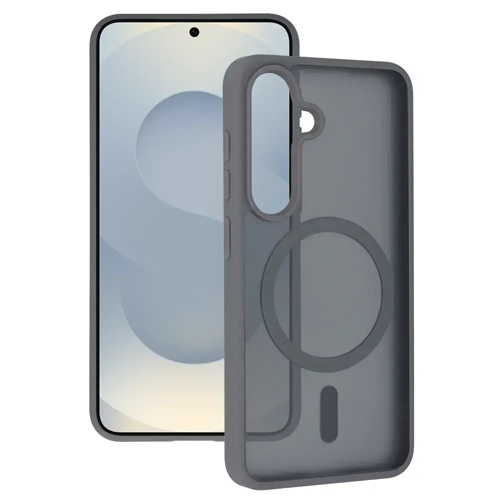 Tel Protect Aura Matte maciņš ar MagSafe atbalstu telefonam Samsung Galaxy S25 (S931) | S24 (S921) pelēks