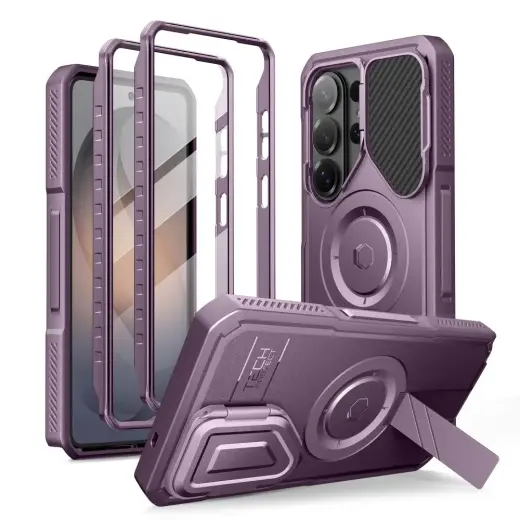 Tech-Protect Kevlar maciņš ar MagSafe atbalstu telefonam Samsung Galaxy S26 Ultra (S948) violets