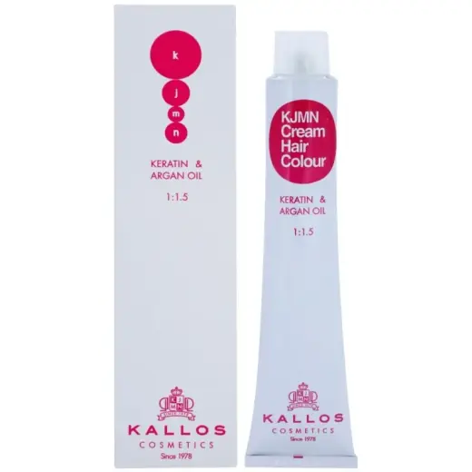 Kallos KJMN Keratin and Argan Oil Hair Color Cream 100ml 6.00 Dark Blonde Plus