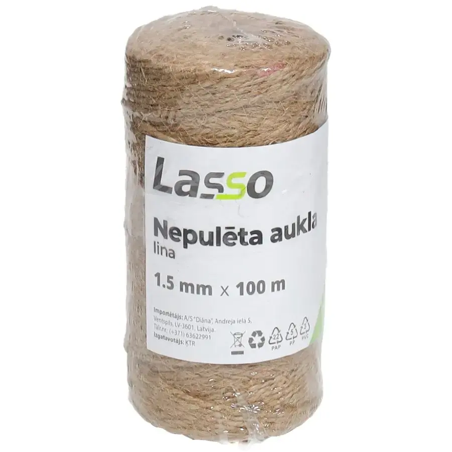 Lasso Aukla non-slip 1.5mm 100m