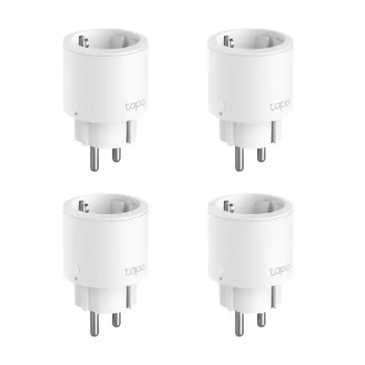 TP-Link Tapo P115 viedā Wi-Fi kontaktligzda balta 4 gab.