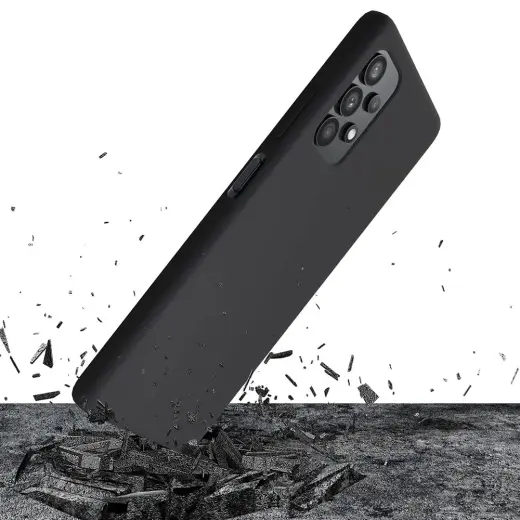 3mk Silicone Case for Samsung Galaxy A32 5G - black Photo